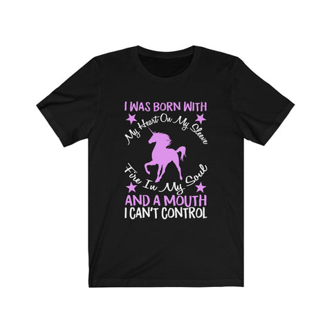 Image of I Was Born With My Heart - Unisex Tee