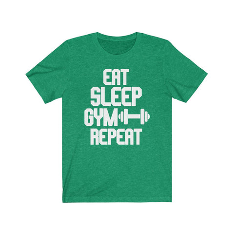 Image of Eat Sleep Gym Repeat - Unisex Tee