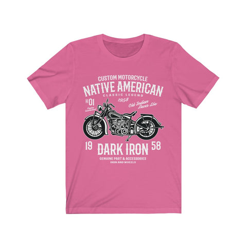 Image of Custom Motorcycle Native American - Unisex Tee
