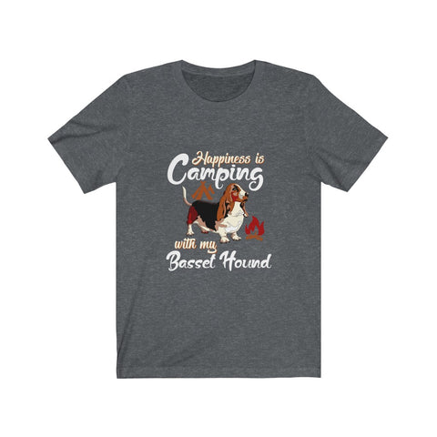 Image of Happiness is Camping - Unisex Tee