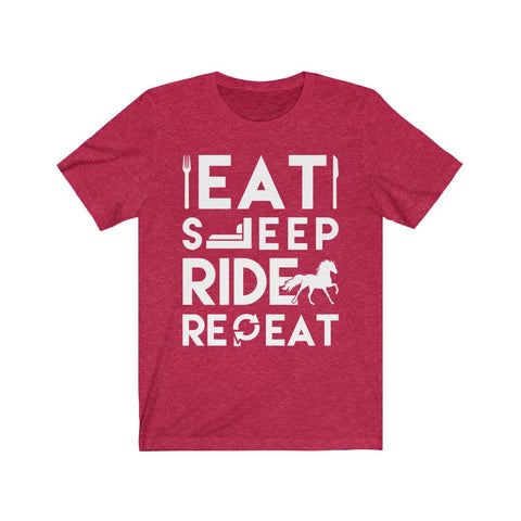 Image of Eat Sleep Ride Repeat - Unisex Tee