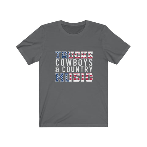 Image of Trucks Cowboys & Country Music - Unisex Tee