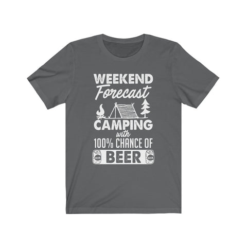 Image of Weekend Forecast Camping - Unisex Tee