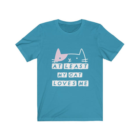 Image of My Cat Loves Me - Unisex Tee