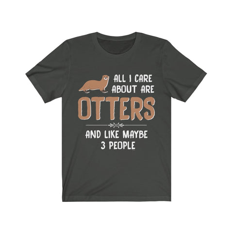 Image of All I care about are otters - Unisex Tee