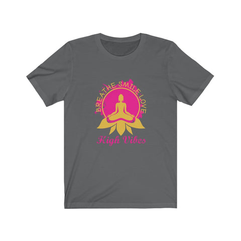 Image of Breathe Smile Love Yoga - Unisex Tee