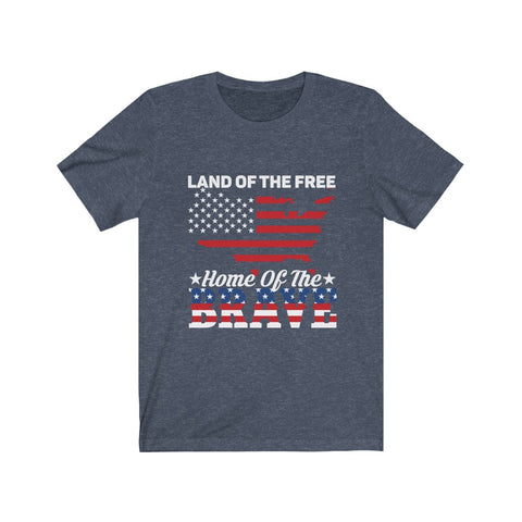 Image of Land of The Free Home of The Brave - Unisex Tee