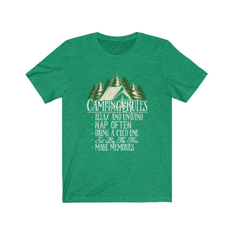 Image of Camping Rules - Unisex Tee