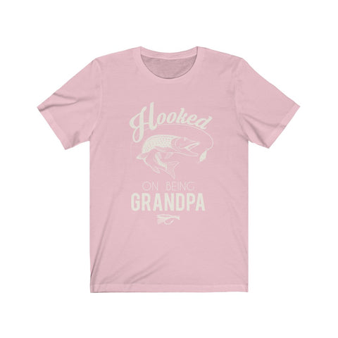 Image of Hooked On Being Grandpa - Unisex Tee