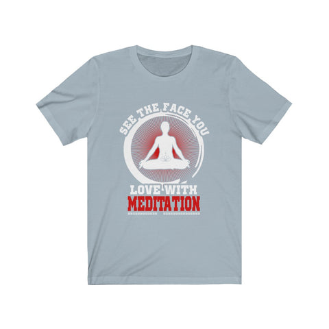 Image of Love With Meditation - Unisex Tee