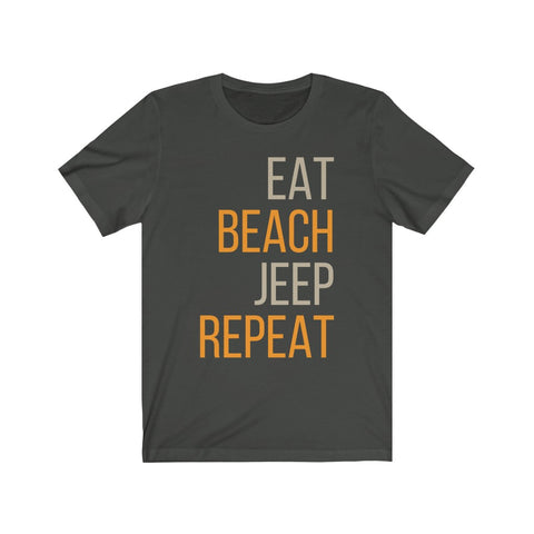 Image of Eat Beach Jeep Repeat - Unisex Tee