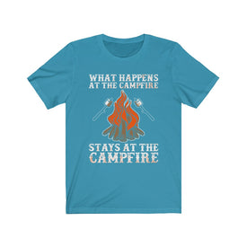 What Happens At The Campfire Stays At The Campfire - Unisex Tee