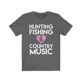 Hunting Fishing & Country Music - Unisex Tee