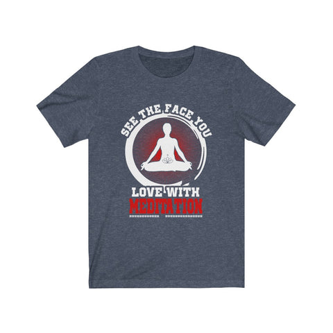 Image of Love With Meditation - Unisex Tee