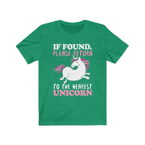 Image of Please Return To The Nearest Unicorn - Unisex Tee