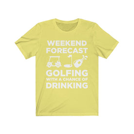 Golfing With A Chance of Drinking - Unisex Tee