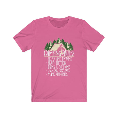 Image of Camping Rules - Unisex Tee