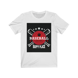 Baseball is My Happy Place - Unisex Tee
