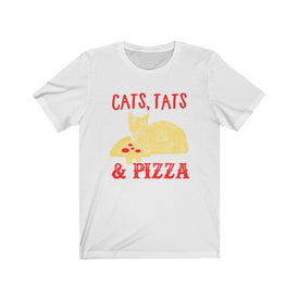 Cats Tats & Pizza - Unisex Tee