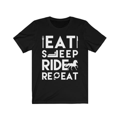 Image of Eat Sleep Ride Repeat - Unisex Tee