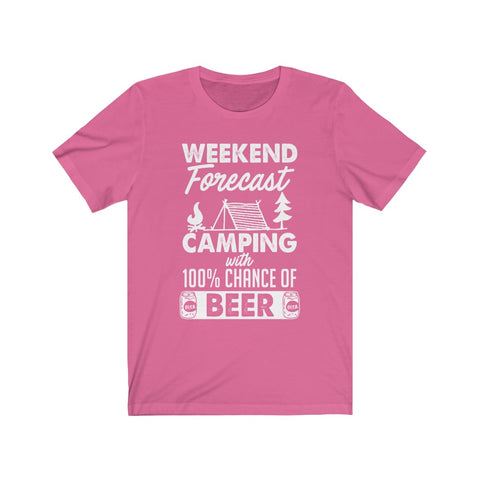 Image of Weekend Forecast Camping - Unisex Tee