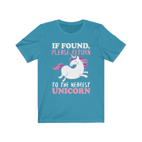 Image of Please Return To The Nearest Unicorn - Unisex Tee