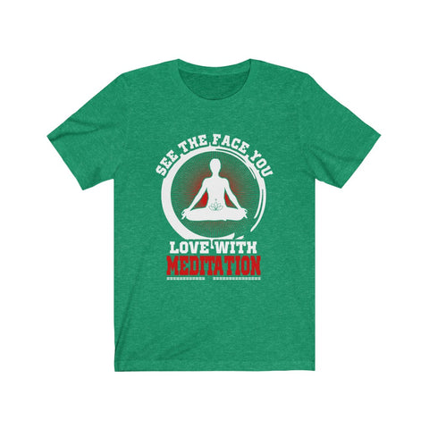 Image of Love With Meditation - Unisex Tee