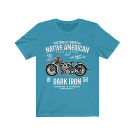 Custom Motorcycle Native American - Unisex Tee