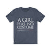 A Girl Has No Costume