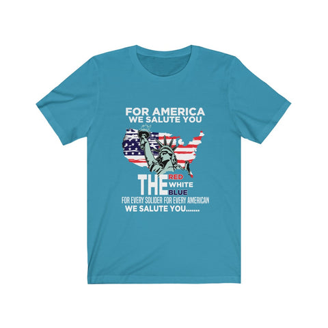 Image of For America We Salute You - Unisex Tee